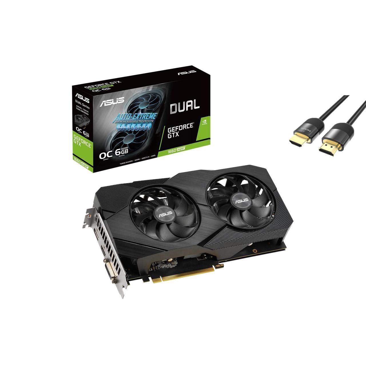 【新品◦未開封】ASUS GeForce GTX 1660 Super ASUS GeForce GTX 1660 Super Dual OC Edition Graphics Card, 6GB